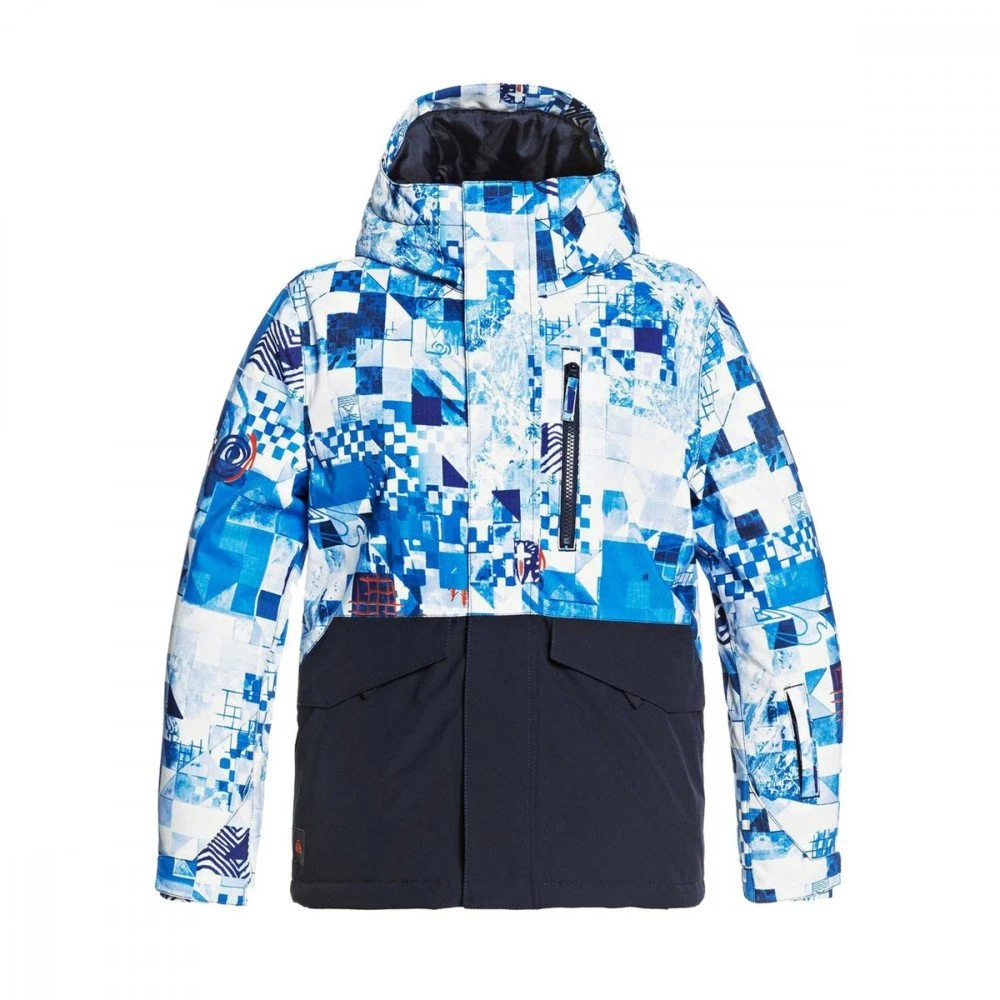 QUIKSILVER GIACCA MISSION BLOCK BAMBINO Azzurro 1 QUIKSILVER GIACCA MISSION BLOCK BAMBINO Azzurro