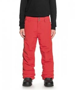 QUIKSILVER PANTALONI ESTATE BAMBINO Rosso