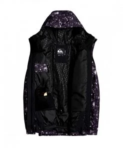 QUIKSILVER GIACCA MISSION PRINTED Blu -Offerte Snowboard Negozio quiksilver eqytj03267 giacca mission printed abbigliamento snowboard uomo 041127801 kvj5 3