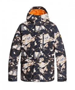 QUIKSILVER GIACCA MISSION PRINTED Grigio
