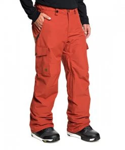 QUIKSILVER PANTALONI PORTER Arancio -Offerte Snowboard Negozio quiksilver eqytp03118 pantaloni porter abbigliamento snowboard uomo 039218801 rqj0 3