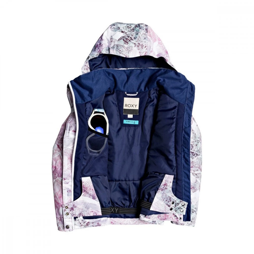 ROXY GIACCA JETTY BAMBINA Bianco 2 ROXY GIACCA JETTY BAMBINA Bianco - immagine 2