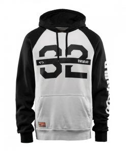 THIRTY TWO FELPA CON CAPPUCCIO MARQUEE WALKER Bianco