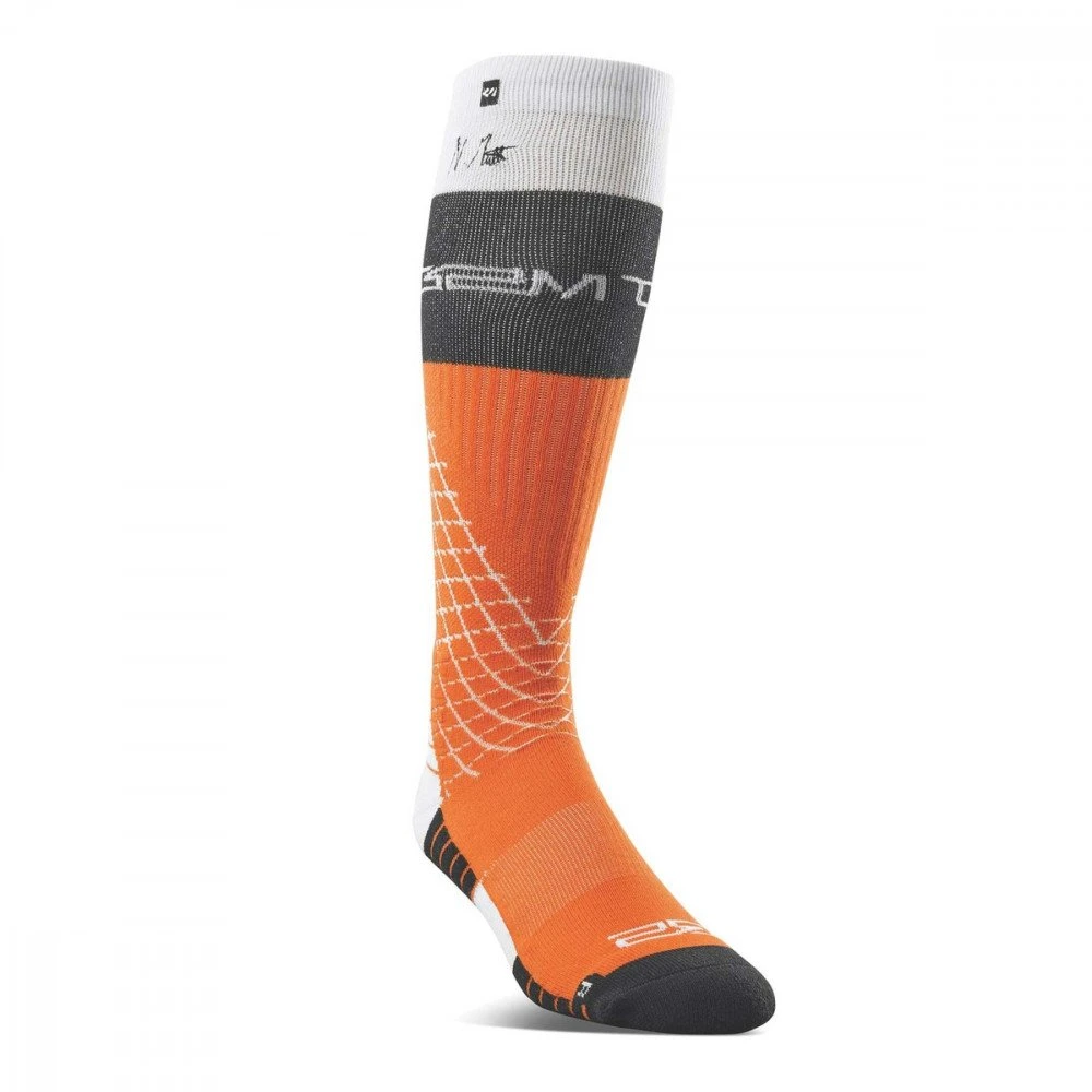 THIRTY TWO CALZE SIGNATURE MERINO NICOLAS MULLER Arancio 1 THIRTY TWO CALZE SIGNATURE MERINO NICOLAS MULLER Arancio