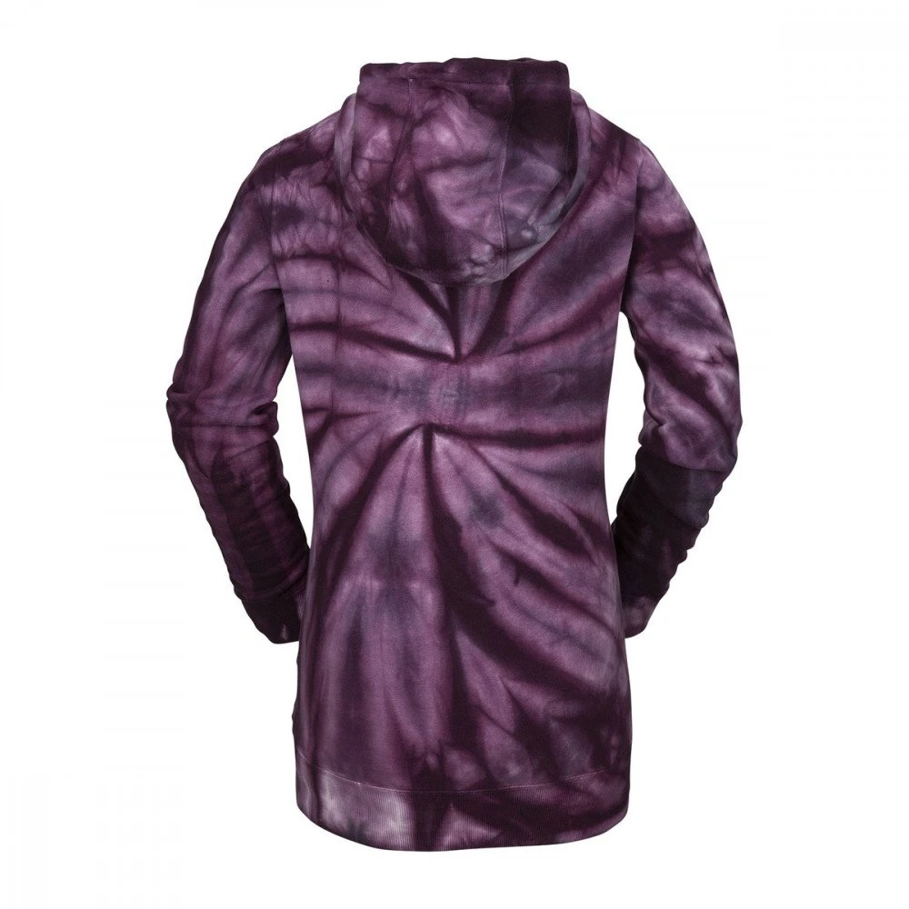 VOLCOM FELPA CON CAPPUCCIO COSTUS DONNA Viola 2 VOLCOM FELPA CON CAPPUCCIO COSTUS DONNA Viola - immagine 2